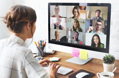 A productive virtual team collaborating online